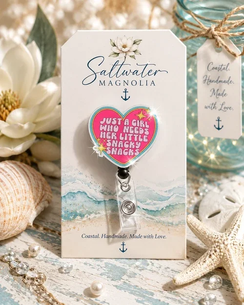 Snacky Snacks Badge Reel