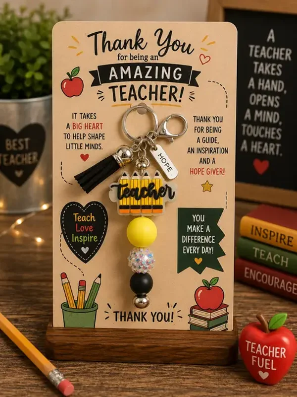 Amazing Teacher Keychain