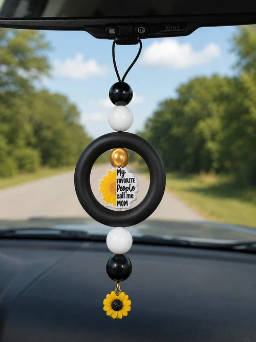 My Favorite People Call Me Mom Car Charm