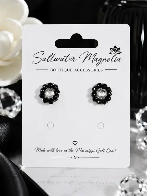 Midnight Halo Studs