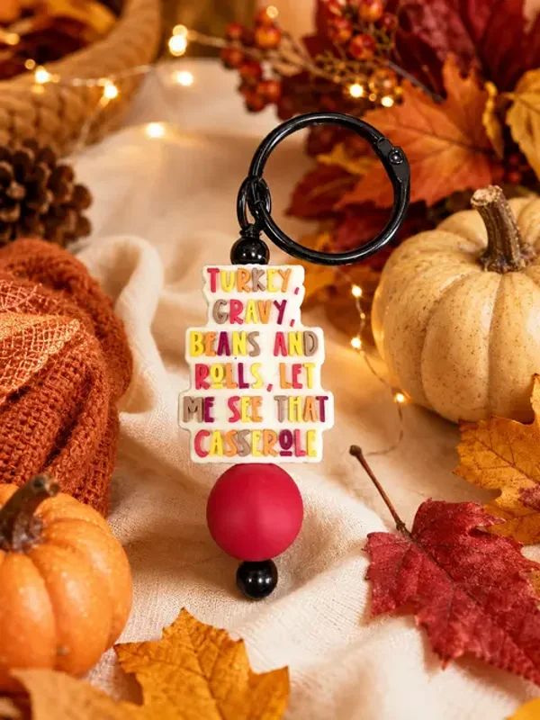 Turkey, Gravy & Casserole Keychain