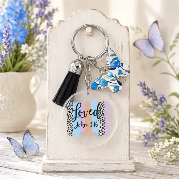 Loved Keychain