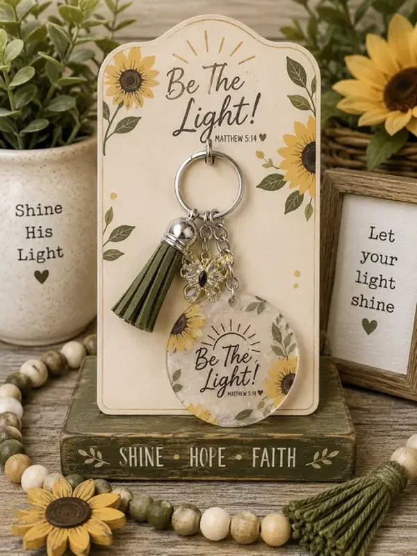Be the Light Keychain