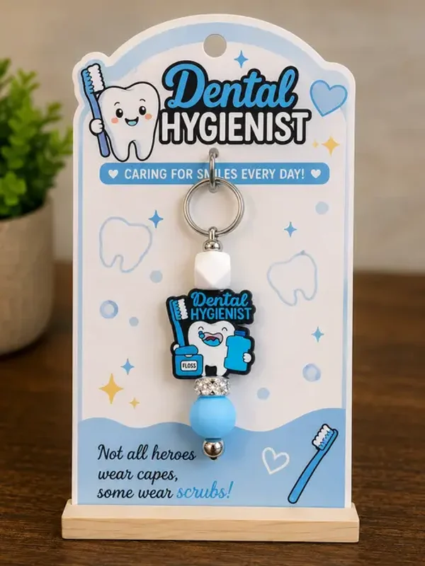 Dental Hygienist Keychain