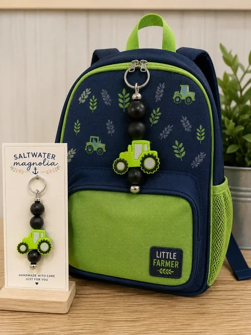 Little Farmer Tractor Backpack Charm
