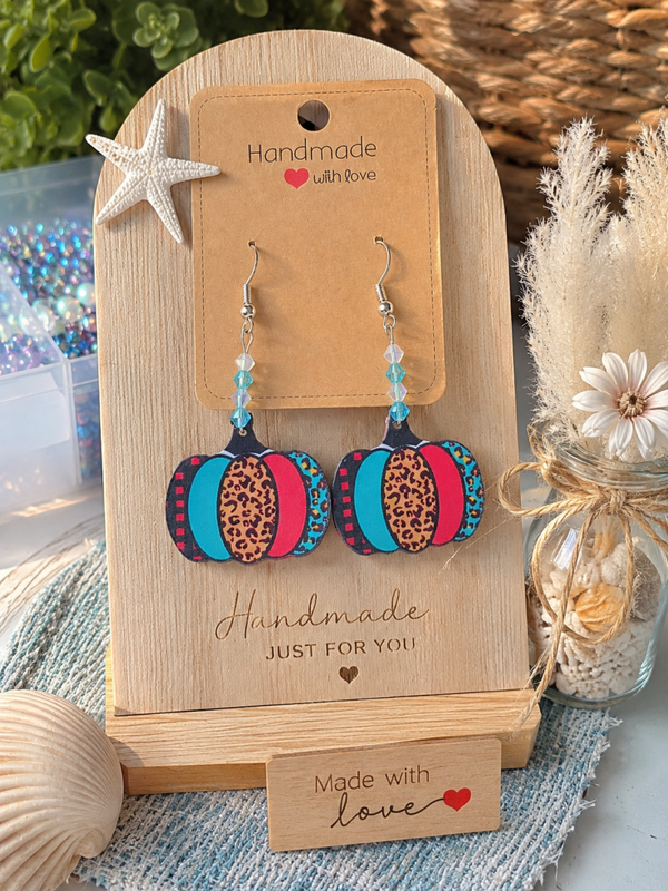 Wild Harvest Pumpkin Earrings