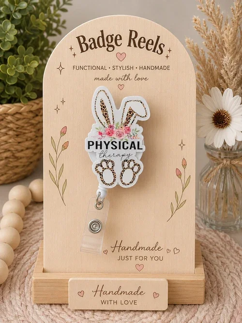 Physical Therapy Badge Reel