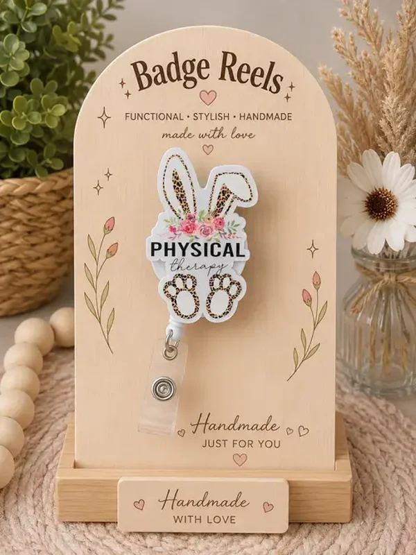 Physical Therapy Badge Reel