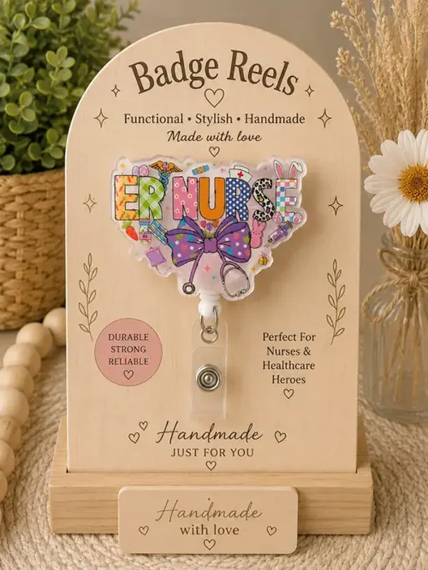 ER Nurse Badge Reel