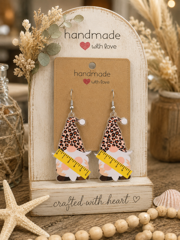 Teacher Gnome Earrings
