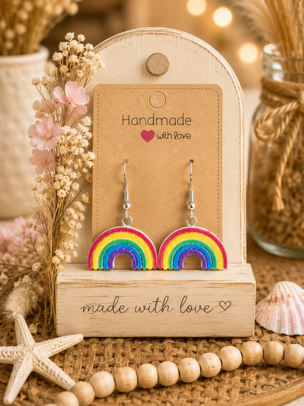 Rainbow Smiles Earrings