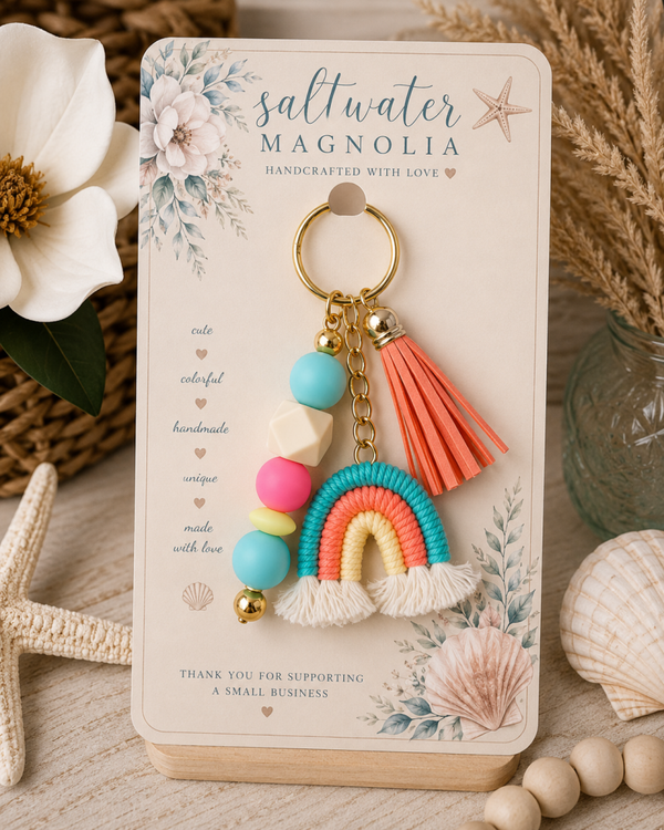 Sunshine Rainbow Keychain