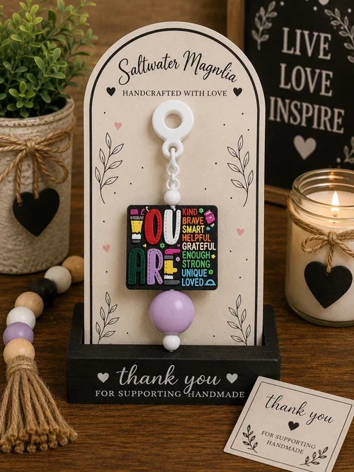 Love More Tumbler Charm