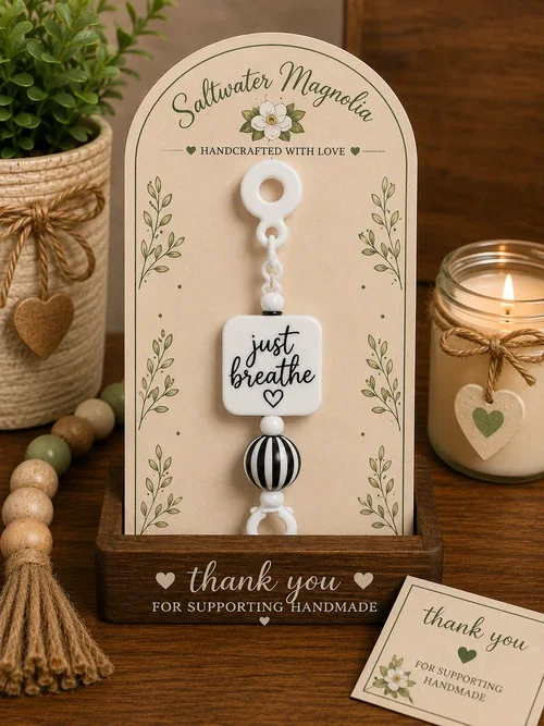 Just Breathe Tumbler Charm
