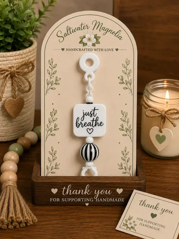 Just Breathe Tumbler Charm