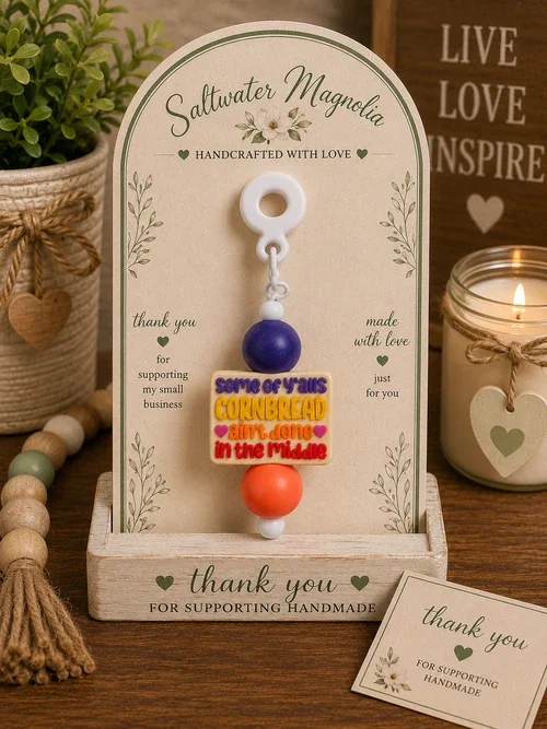 Cornbread & Chaos Tumbler Charm