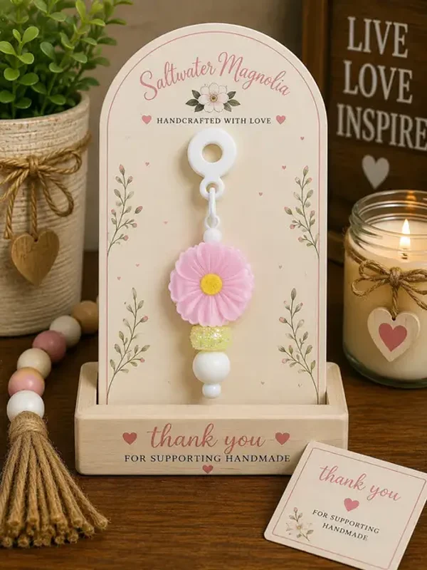 Daisy Dreams Tumbler Charm