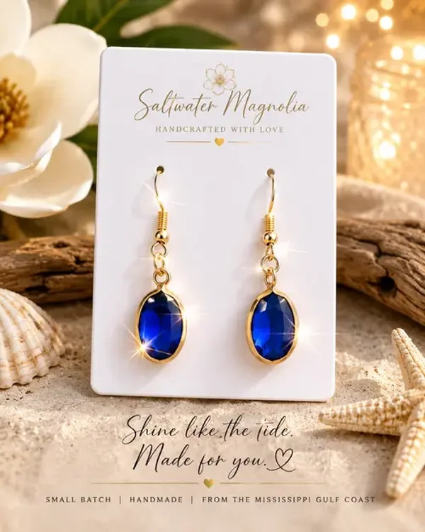 Royal Blue Earrings