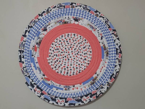 24in playing card jellyroll rug