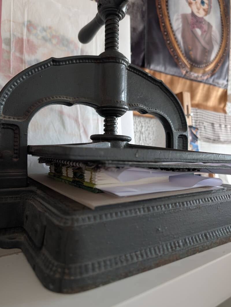 carnet sous presse