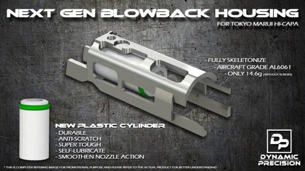 Dynamic Precision Next Gen Blowback Housing For Marui Hi-Capa