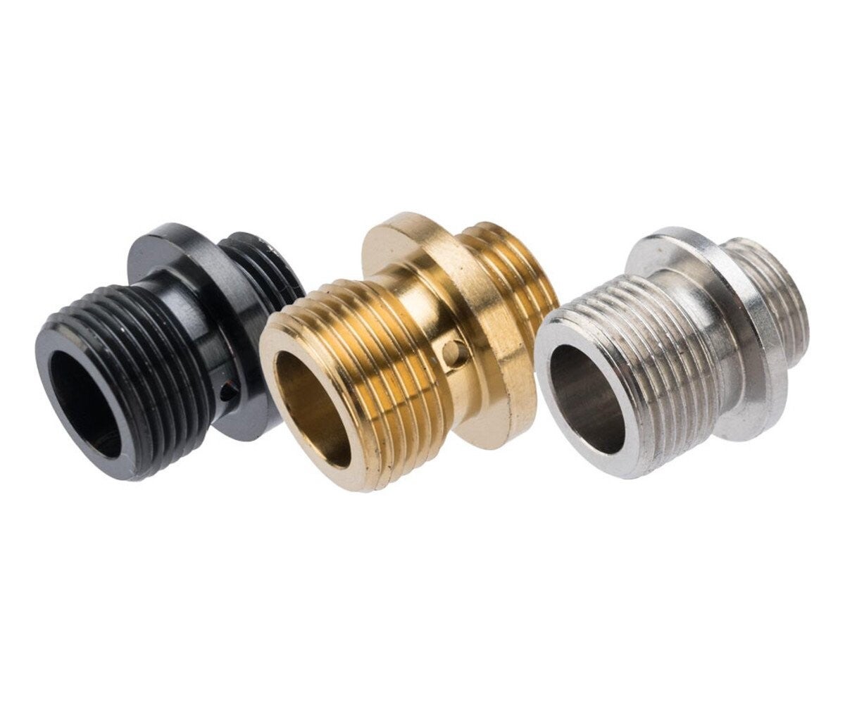 Dynamic Precision 11mm CW to 14mm CCW Stainless Steel Thread Adapter