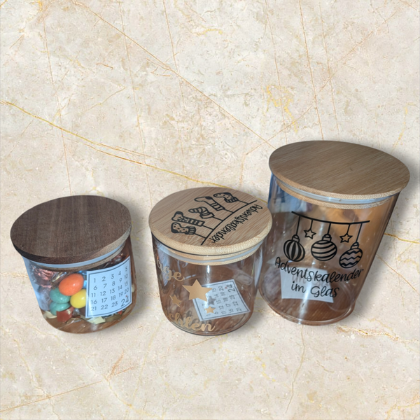 Adventskalender im Glas