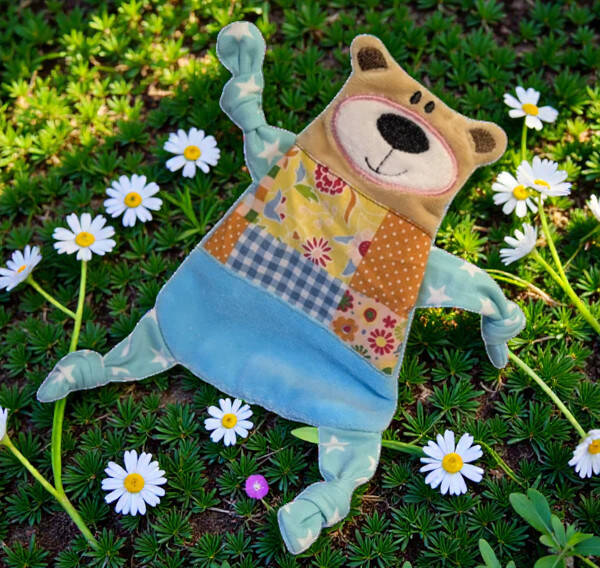 🧸 Liebevolles Schnuffeltuch – Geborgenheit zum Kuscheln