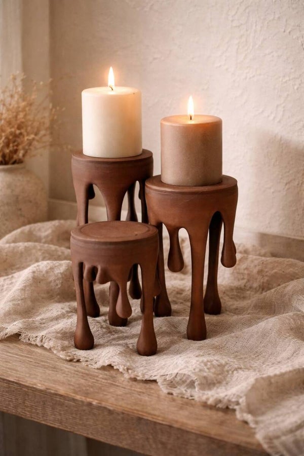 Kandelaar set 3 stuks