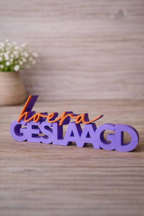 Hoera geslaagd