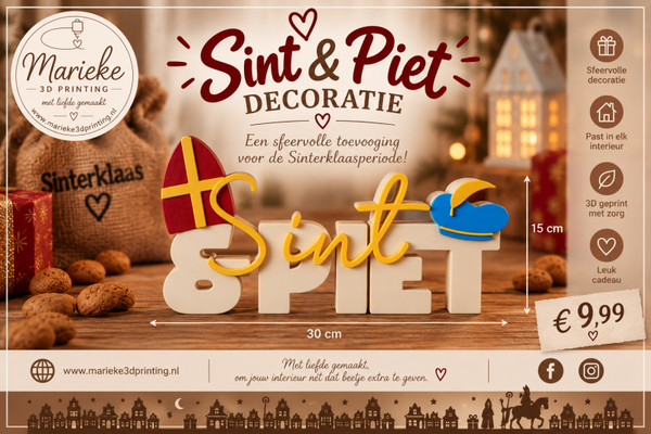 Sinterklaas | Tekstbordje | Sint&Piet