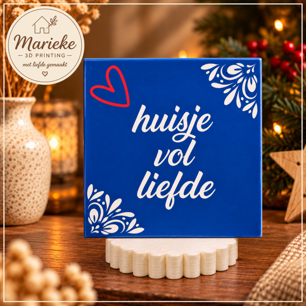 Tegel Huisje vol liefde