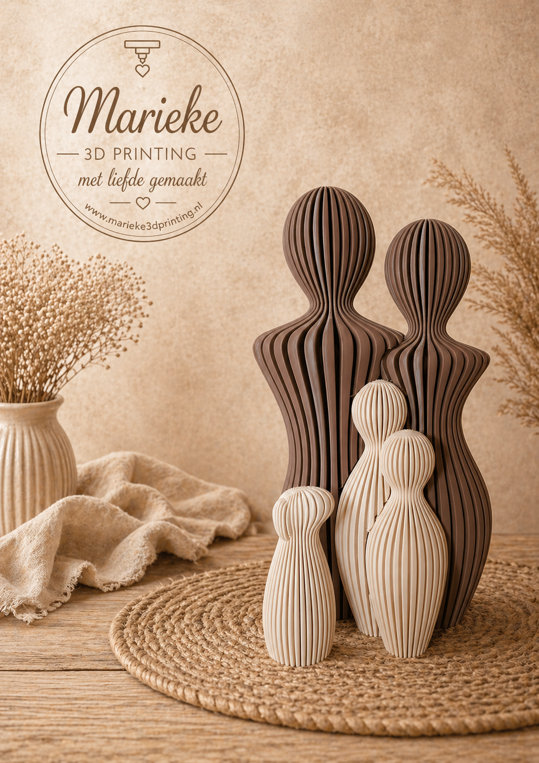 3D Geprinte Familie Set