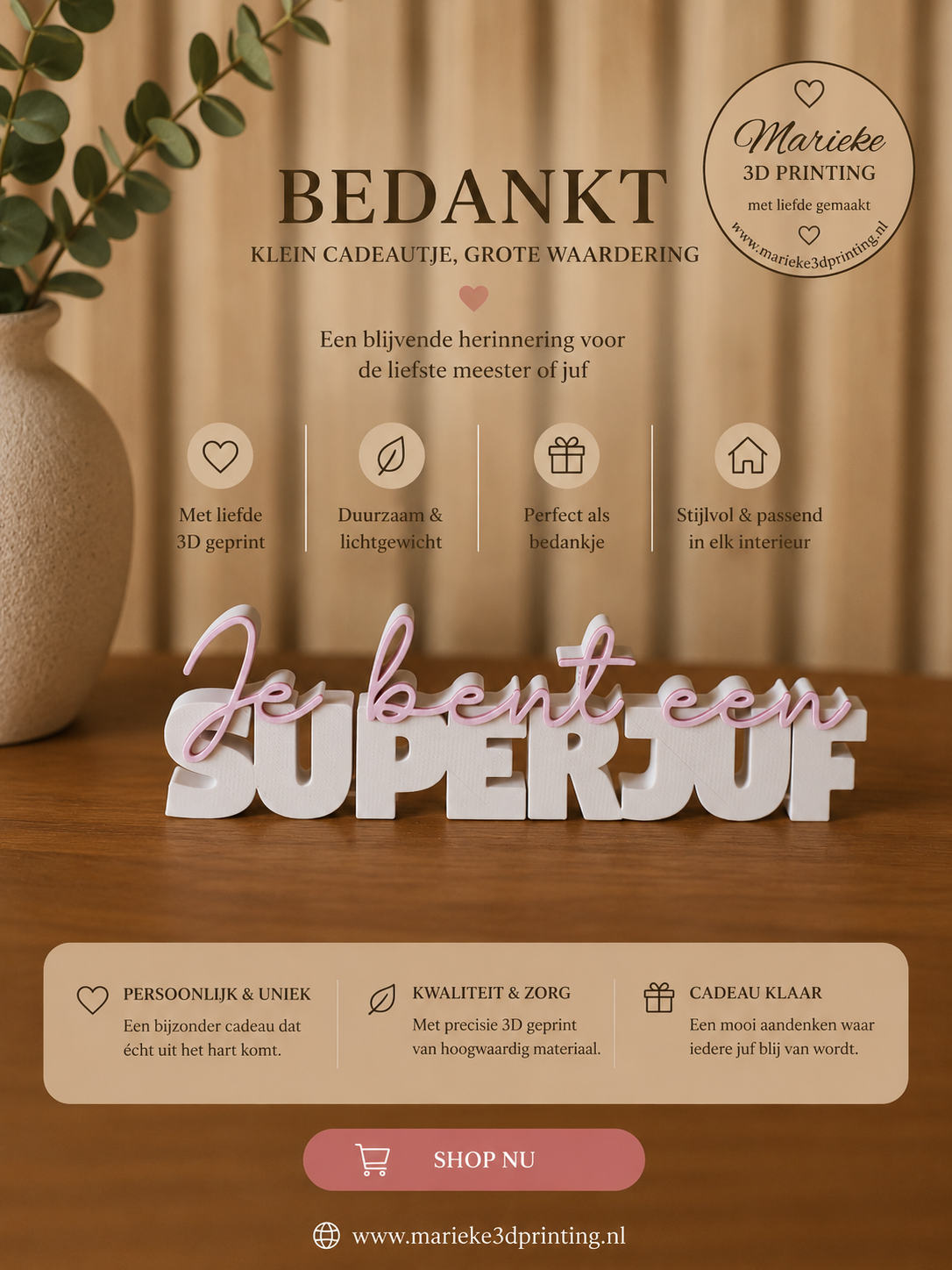 Je bent een superjuf