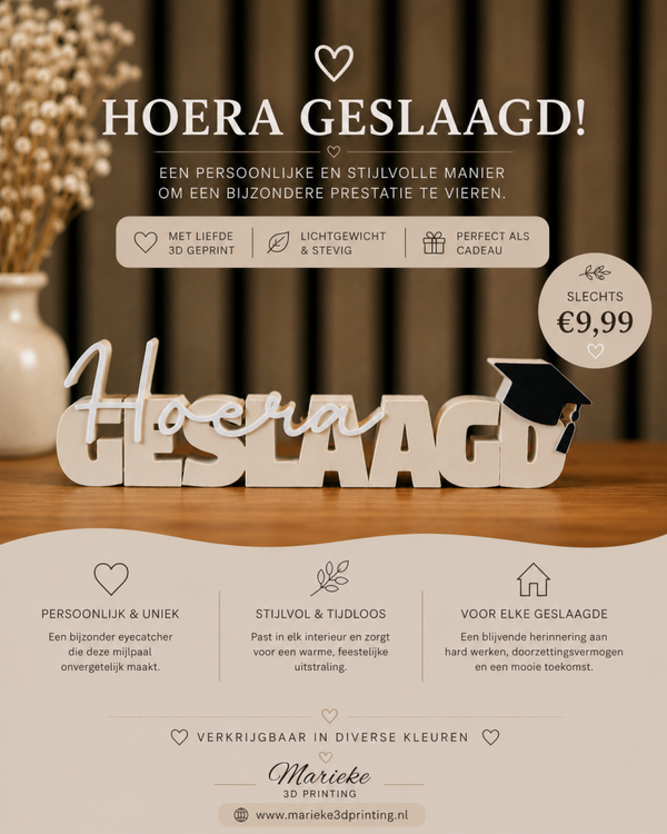 Hoera geslaagd