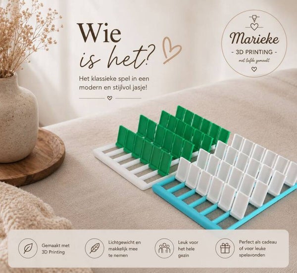 Wie is het ? (2Stuks)