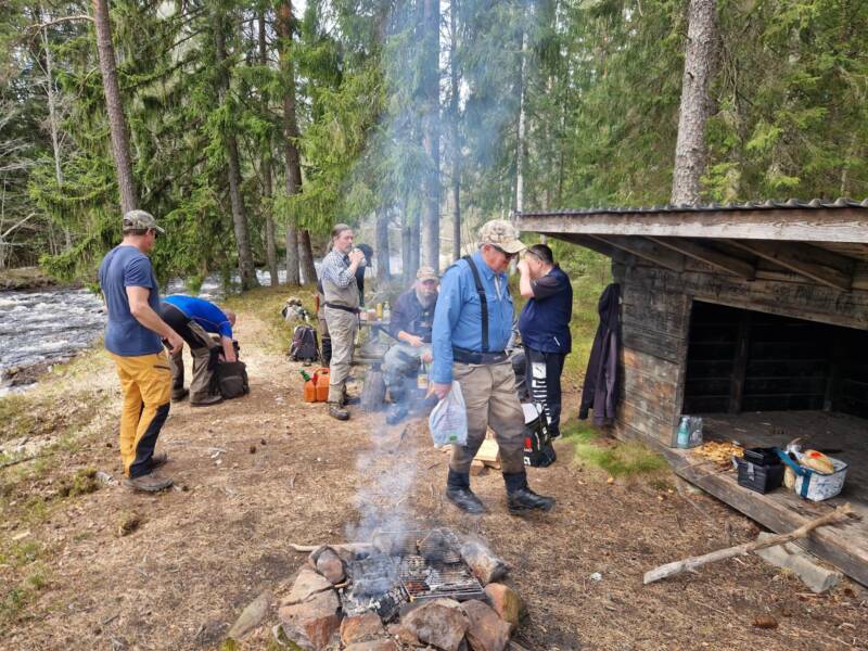 Sportfiske För Morgondagen SFM vid Övre Borgfors i Hedströmmen