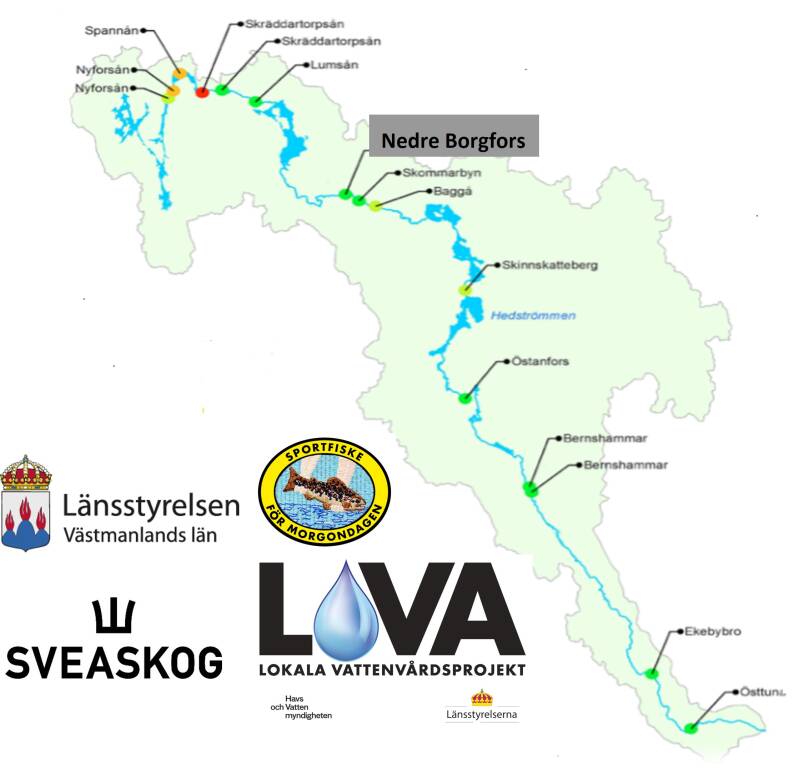 Lova projekt i Hedströmmen vid Övre och Nedre Borgfors