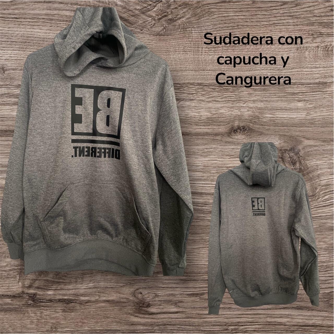 SUDADERA CON CAPUCHA Y CANGURERA