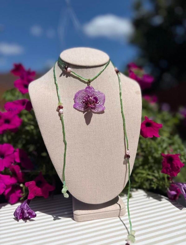 Green & Purple Necklace