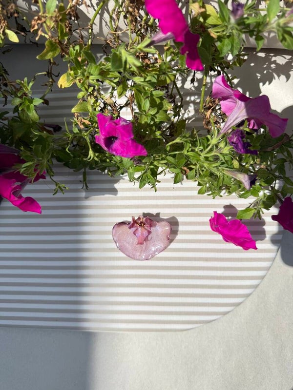 Real Orchid Petal Hairclip
