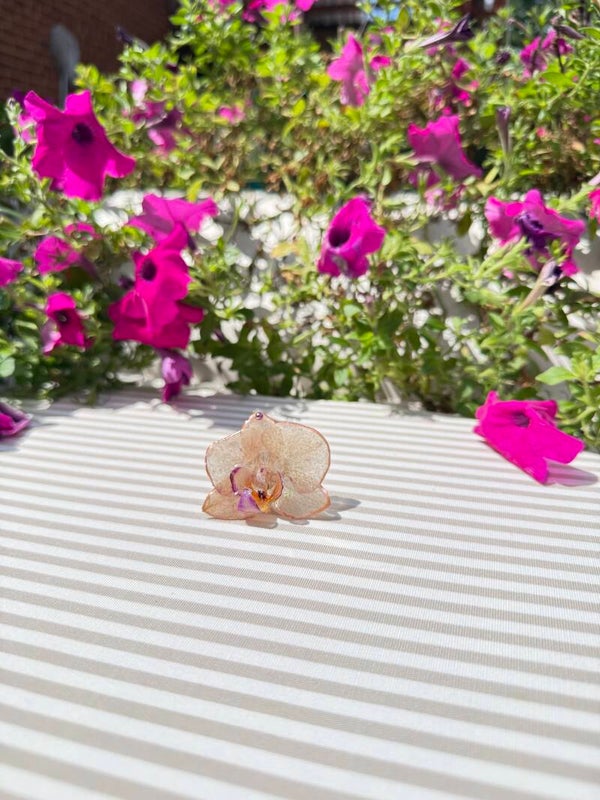 Real Orchid Ring Adjustable