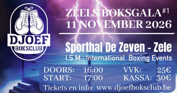 Voorverkoop ticket - 11 november 2026