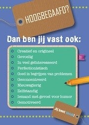 Kaarten 'Meer dan een Label, Hoogbegaafd'