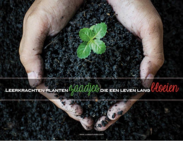 Kaarten 'Leerkrachten planten zaadjes!'