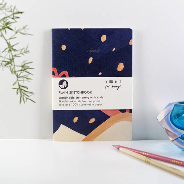 A5 Ideas Sketchbooks in Pink or Blue by Vent for Change