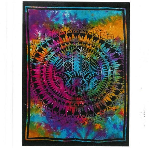 Hamsa Hand Cotton Wall Art.