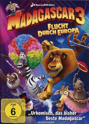 Madagaskar 3 - Flucht durch Europa FSK6
