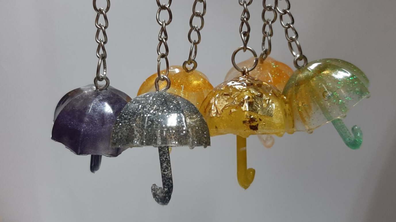 Schlüsselanhänger Regenschirm