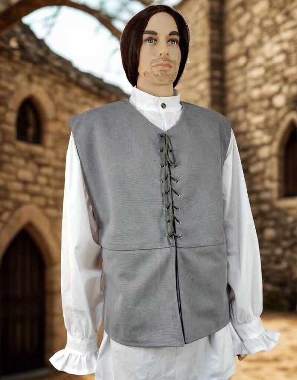 Reversible Medieval LARP Vest Canvas & Cotton
